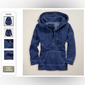 AE 3/4 Sleeve Full zip Hoodie - Sz M